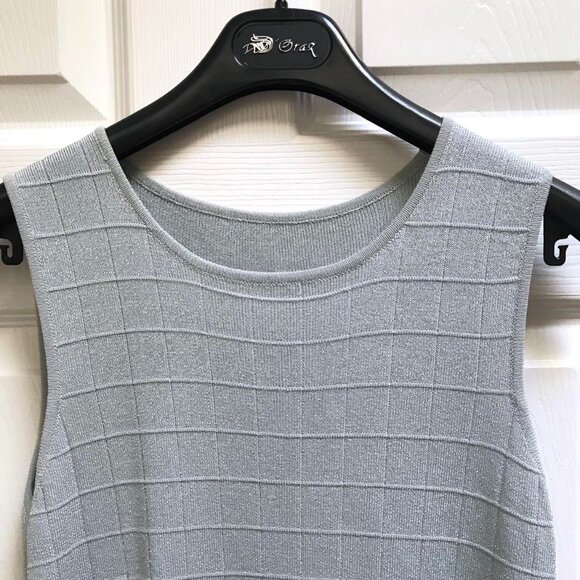 Cute Sleeveless Knit Top in Gray - Picture 5 of 10
